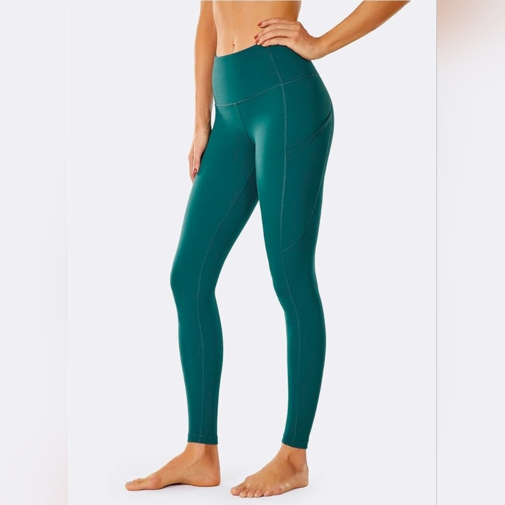 Carovia High-Waist Teal Performance Leggings, Size: XS